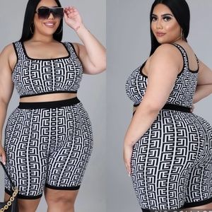 Plus Size Two Piece